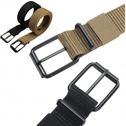 Cinto de lona infantil simples de nylon calças de cowboy
