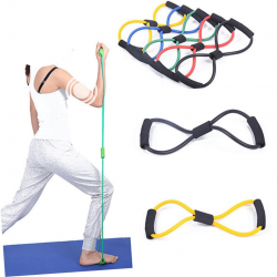 Elastico 8 Para Malhar Extensor Academia Treino Pilates Fit