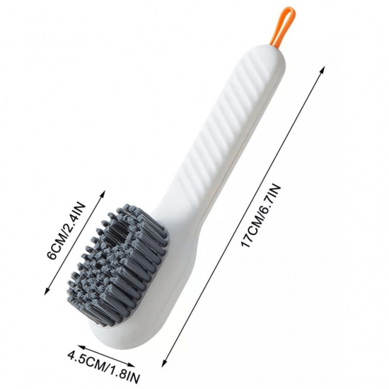 Escova limpa sapato com dispenser reservatório