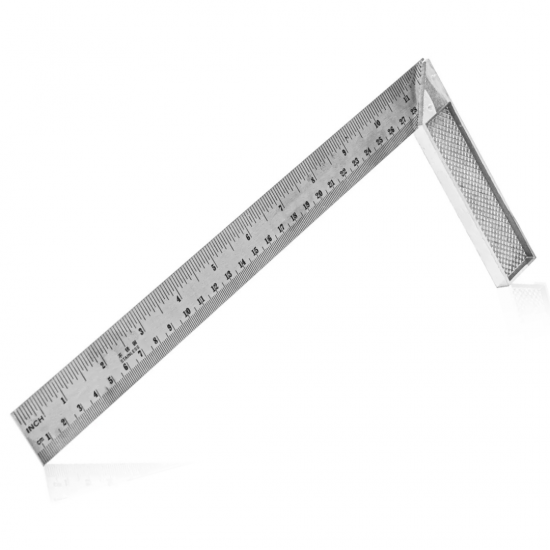 Esquadro De Aço Inox 12'' 30 Cm