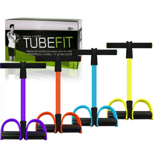 Extensor Elástico Exercícios Academia Ginástica Tensão Forte Faixa Elástica de Resistência com Corda para Puxar MBFIT