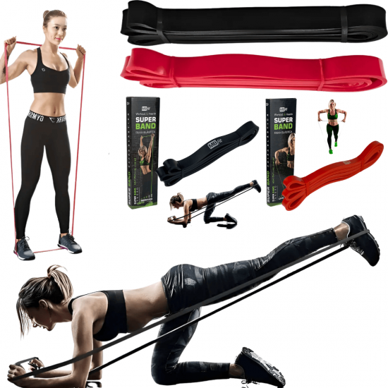 FAIXA ELASTICA SUPER BAND LEVE E MODERADA