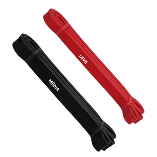 FAIXA ELASTICA SUPER BAND LEVE E MODERADA