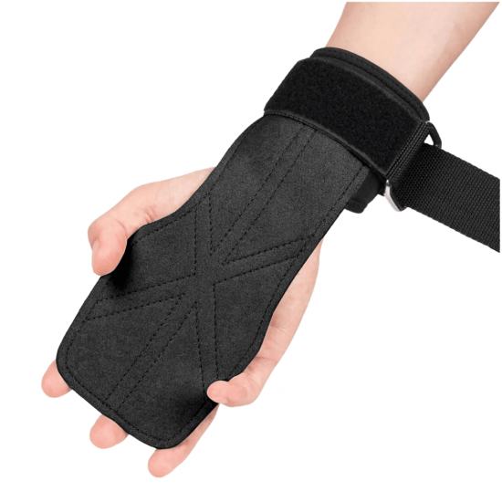 Strap Halter Hook Luva Par de Strap Tala Larga munhequeira de fixação A NOG