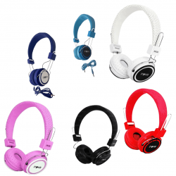 Fone De Ouvido Estéreo Headphone Dobrável Com Fio Celular Pc fone