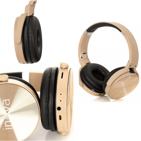 Fone De Ouvido Bluethooth Sem Fio Rádio Mp3