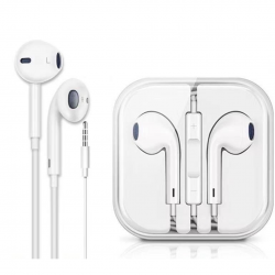 Fone de ouvido Branco P2 3.5mm Para Celular Alta Qualidade De Som inova