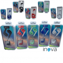 FONE DE OUVIDO ESTEREO MODELO FON-30062 MARCA INOVA PRIME