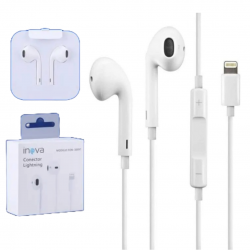 Fone De Ouvido Lightning Com Fio Para iPhone Sem Bluetooth Original Inova