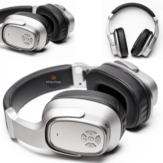 Fone de Ouvido Sem Fio Bluetooth Alto Falante Headphone Viva Voz Potente Grave