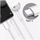 Fone De Ouvido Tipo C USB-C Som Alta Qualidade c/ Microfone Original