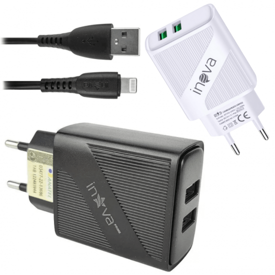 Fonte Carregador Turbo 4.8a 2 Usb Original iphone V8 Tipo-c