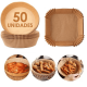 Forma De Airfryer Descartavel Antiaderente De Papel Cozinha Fritadeira Cozimento Protetor Forro Tapete