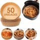 Forma De Airfryer Descartavel Antiaderente De Papel Cozinha Fritadeira Cozimento Protetor Forro Tapete