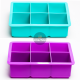 Forma De Silicone Gelo Cubo Grande 6 Cubos Drink Whisky Top