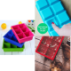 Forma De Silicone Gelo Cubo Grande 6 Cubos Drink Whisky Top