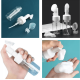 Frasco Pump Com Escova De Silicone Limpeza Facial e Cilios Espumador