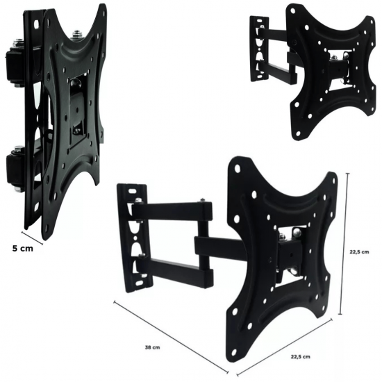 GB54122 SUPORTE PARA TV DE 26 A 55 POLEGADAS SUPORTA 50KG