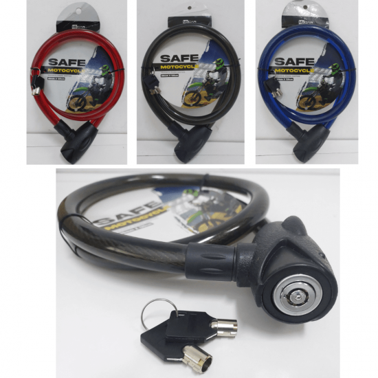 GB57127 CADEADO DE MOTO 20 X 120CM