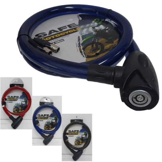 GB57127 CADEADO DE MOTO 20 X 120CM