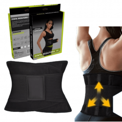 Cinta Modeladora com Velcro para Barriga Abdominal E Redutora Exercícios para Academia e com Redução De Medidas