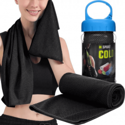 Toalha Microfibra Esportiva Academia Exercícios Treino Corrida + Estojo