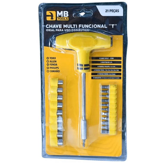 Jogo Chave Universal Boca T Profissional Serve Como Fenda/philips Excelente