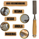 Kit Jogo Formão grosa Profissional 4 Peças