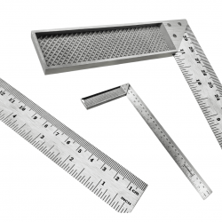 Esquadro De Aço Inox 12'' 30 Cm