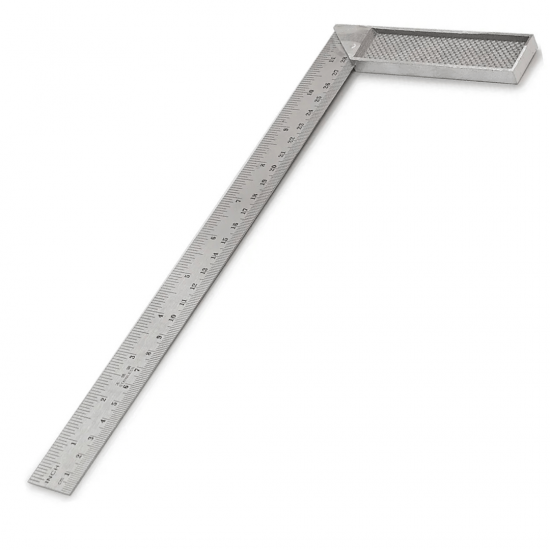 Esquadro De Aço Inox 12'' 30 Cm