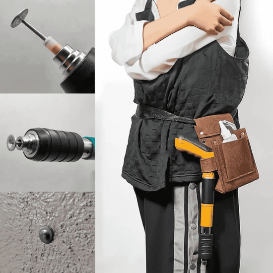 Pistola de Fixação Finca Pino Ação Direta Rebites Gesso Drywall Madeira Janela