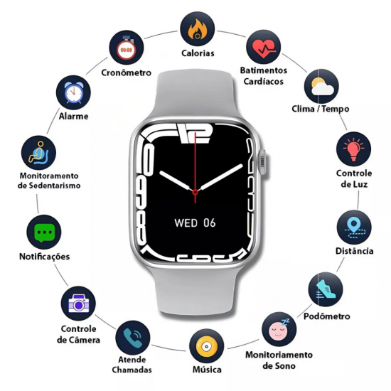 Smartwatch Relógio HW8 Ultra Max Inteligente Original