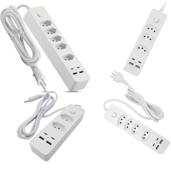 Inova 2m Régua Filtro de Linha Filtro de linha com protetor contra curtos (DPS) 110/220V