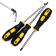 Jogo Chave De Fenda/Philips com 6 peças De Aço Profissional  Com Imã na Ponta