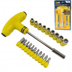 Jogo Chave Universal Boca T Profissional Serve Como Fenda/philips Excelente