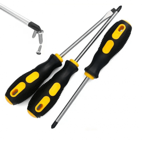 Jogo Chave De Fenda/Philips com 6 peças De Aço Profissional  Com Imã na Ponta