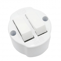 10 Interruptores Com 2 Teclas De Sobrepor redondo