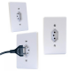 Kit 10un Tomada Simples 10A Completa 4x2 110v-220v