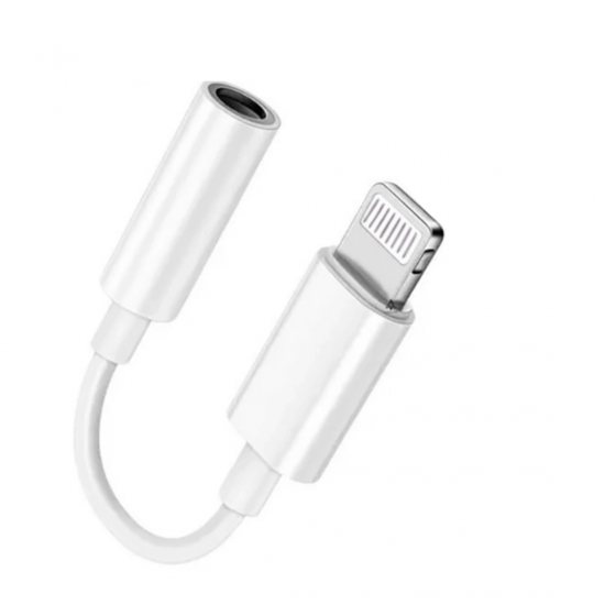 Kit 10 Adaptador Compatível Com iPhone iPad Cabo Lightning Para P2 Femea Áudio Auxiliar