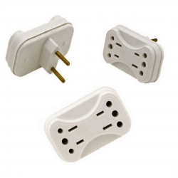 Kit 10 Adaptador Todas Tomadas Padrão Novo Antigo Benjamin