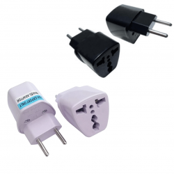 kit 10 Adaptador Tomada Universal Padrão Europeu