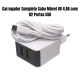 Kit 10 carregadores v8 android celular 2 entradas usb fonte tomada turbo rápida