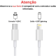 KIT 10 Cabo para iphone turbo 1m pd apple lightning tipo c usb-c ipad macbook