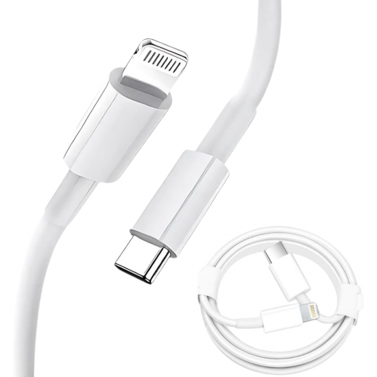KIT 10 Cabo para iphone turbo 1m pd apple lightning tipo c usb-c ipad macbook