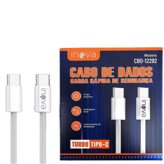 KIT 10 Cabo Usb-c Para Tipo-c 1 Metros Super Charge