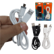 Kit 10 cabos carregador Micro USB V8 turbo