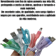 KIT 10 Cabos Carregador Reforçado carga Rápido para Android V8 inova Tubo