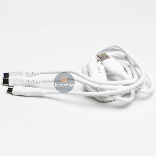 Kit 10 Cabos de dados 3 em 1 cabo tipo c usb carregador ultra rápido 1 metro resistente