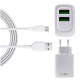 Kit 10 carregadores celular inova 3.1 android V8 2 usb