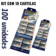 kit 10 cartelas de Lâmina De Barbear Vidyut Super Chromium Blades Cartela C/100 Unid
